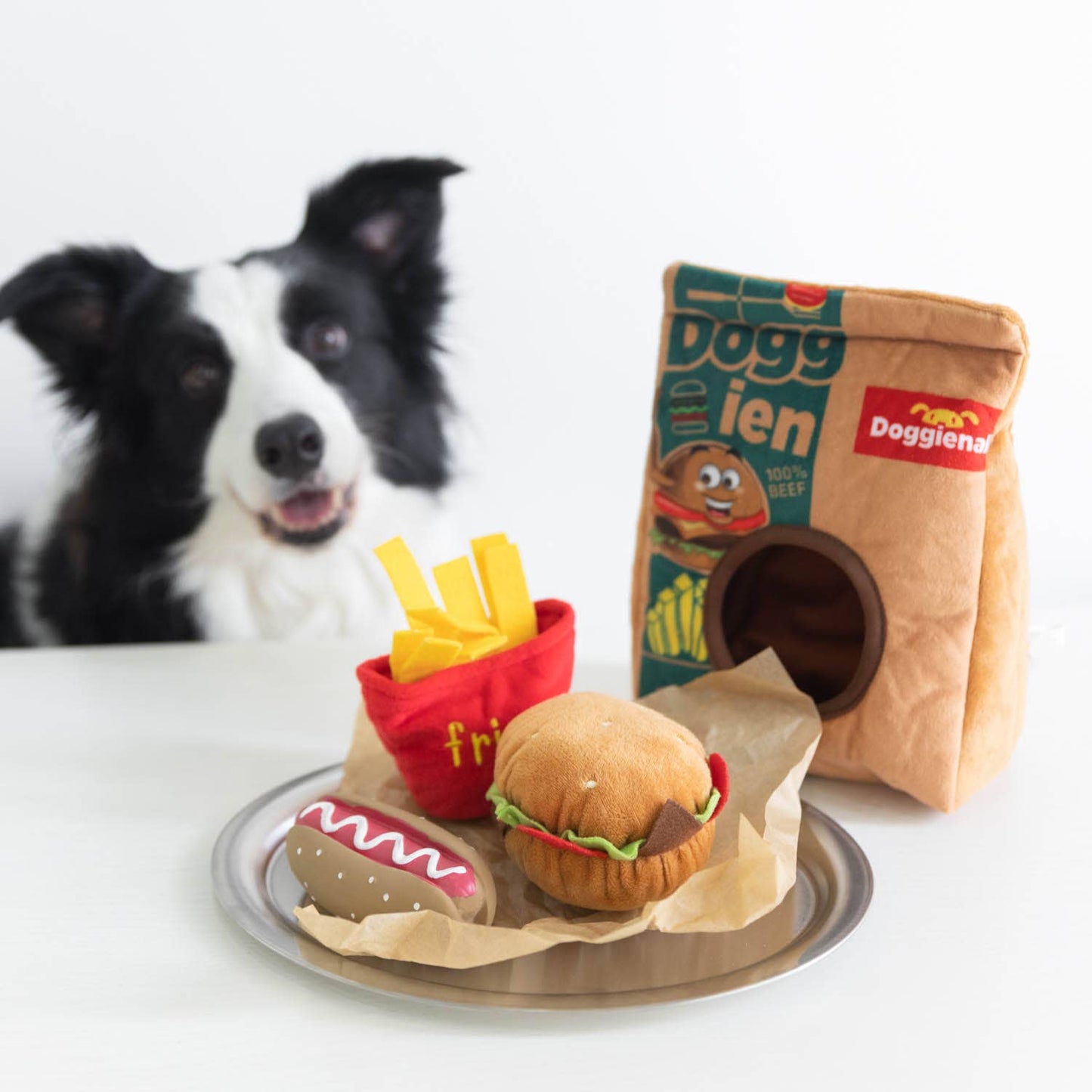 Petkin - Burger Set Dog Toy
