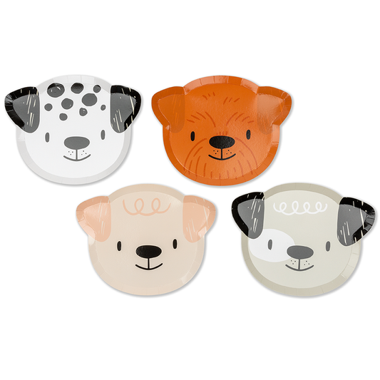 Platos grandes Bow Wow - Paquete de 8