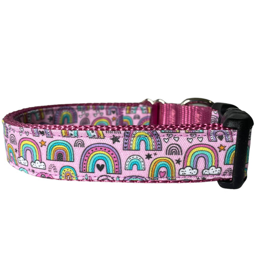 Collar para perro arcoiris