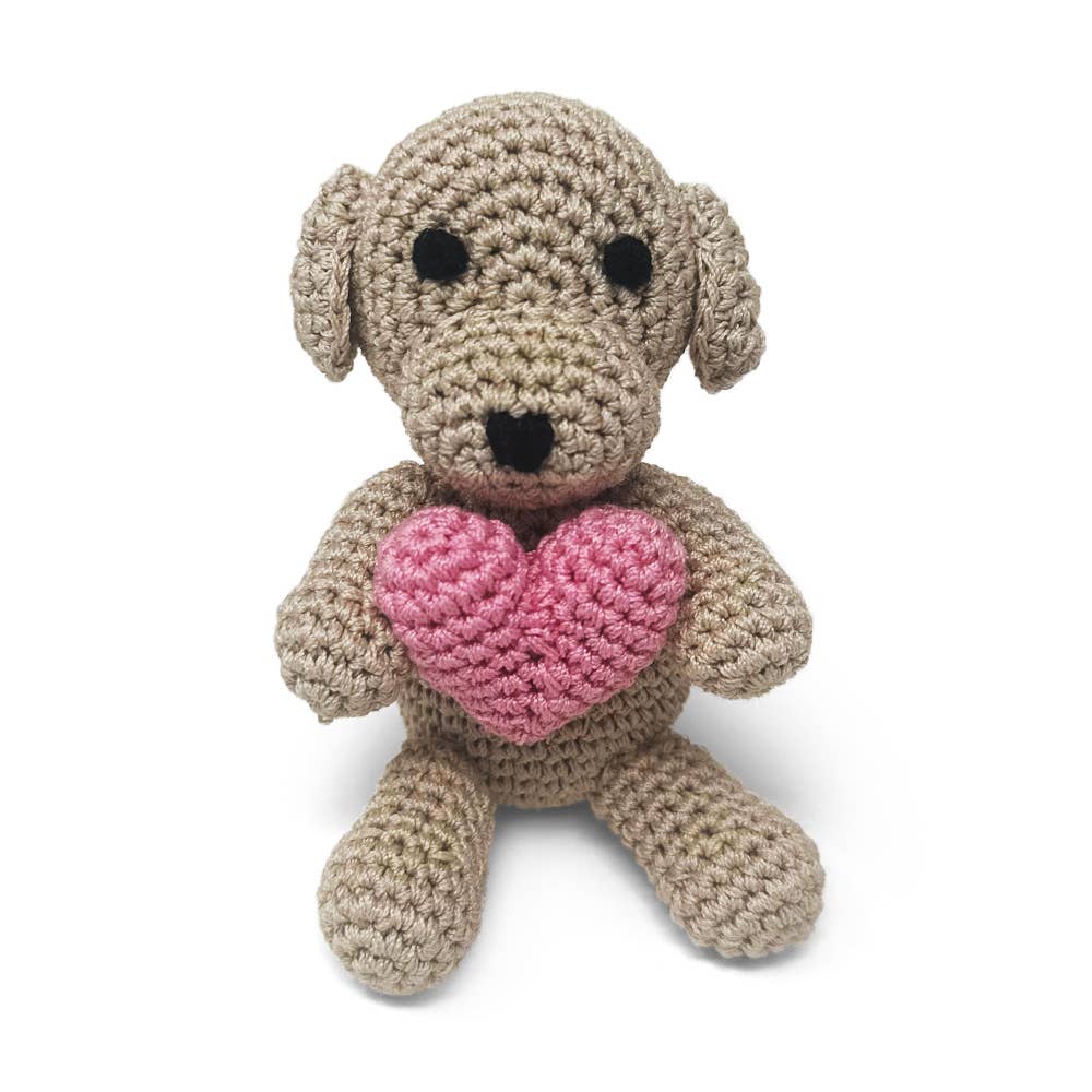 Crochet Toy - Puppy Heart