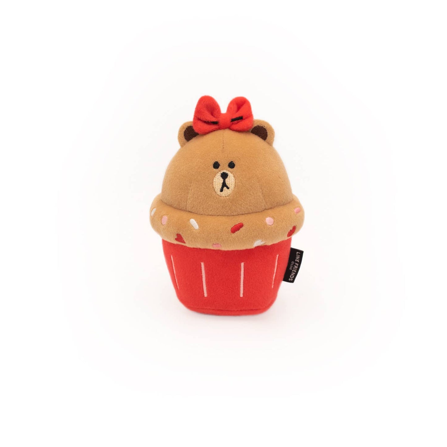 ZippyPaws LINE FRIENDS NomNomz Cupcake - Choco