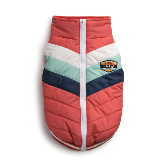 Chaleco para perros con estampado Chevron de melón