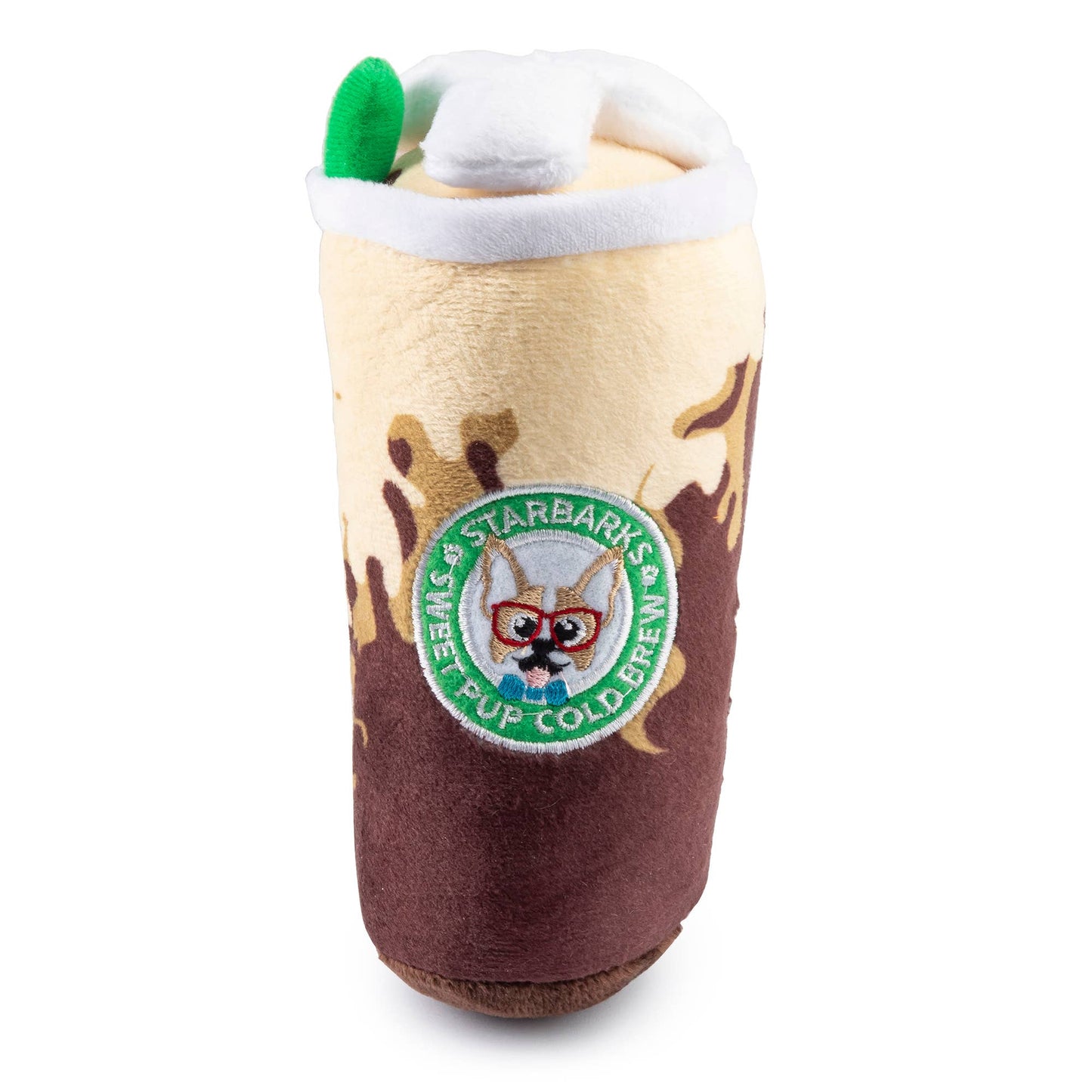 Juguete chirriante para perros Starbarks Sweet Pup Cold Brew