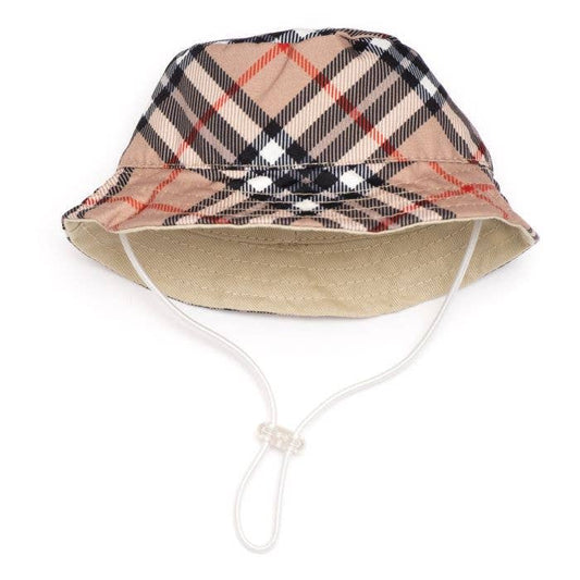 Sombrero de pescador a cuadros