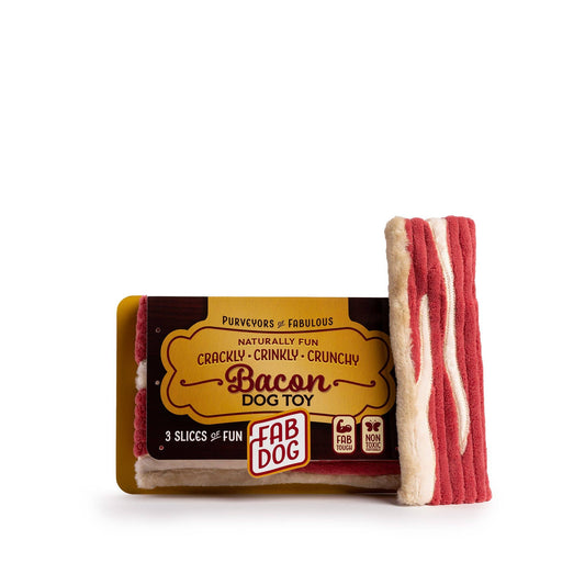 Juguete para perros con forma de tocino