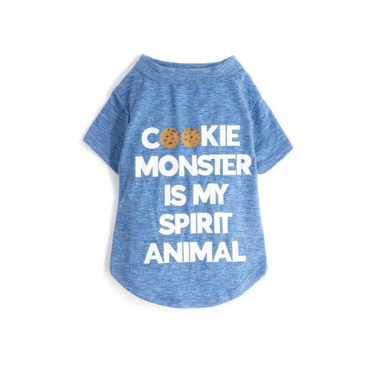 Cookie Monster Is My Spirit Animal Dog T-Shirt