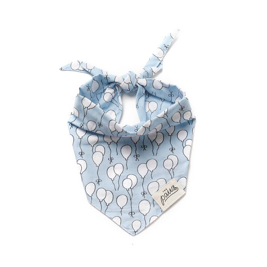 Bandana de globos azules