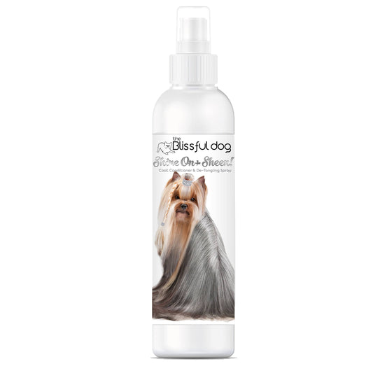 Acondicionador y abrillantador para pelaje canino Shine On+Sheen