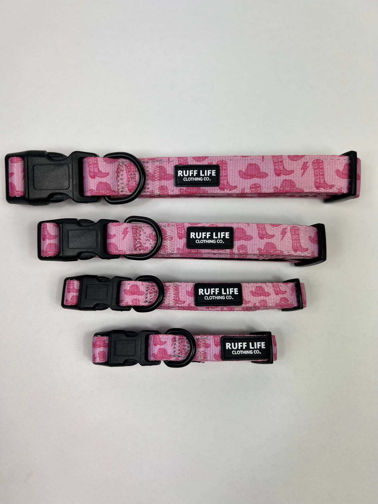 Pink Coastal Cowgirl Dog Collar