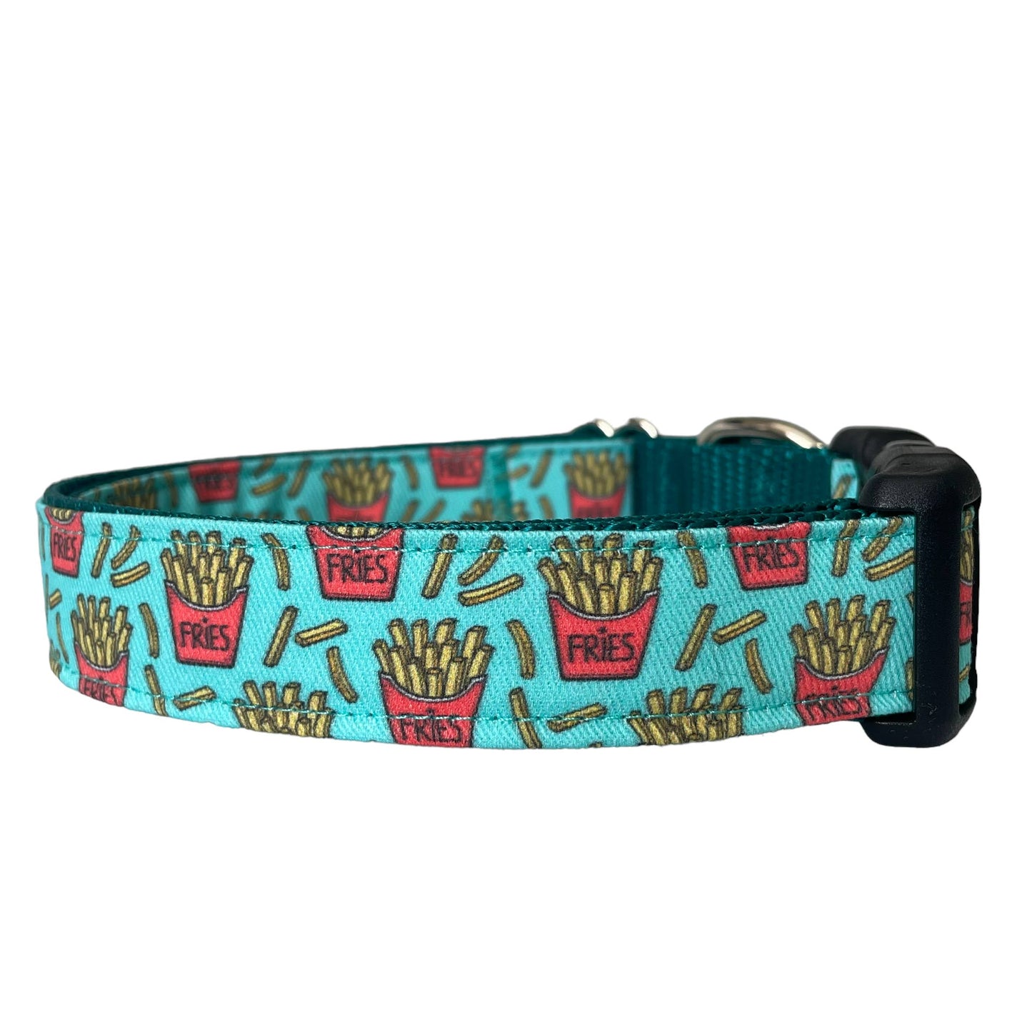Collar para perro con comida divertida de patatas fritas