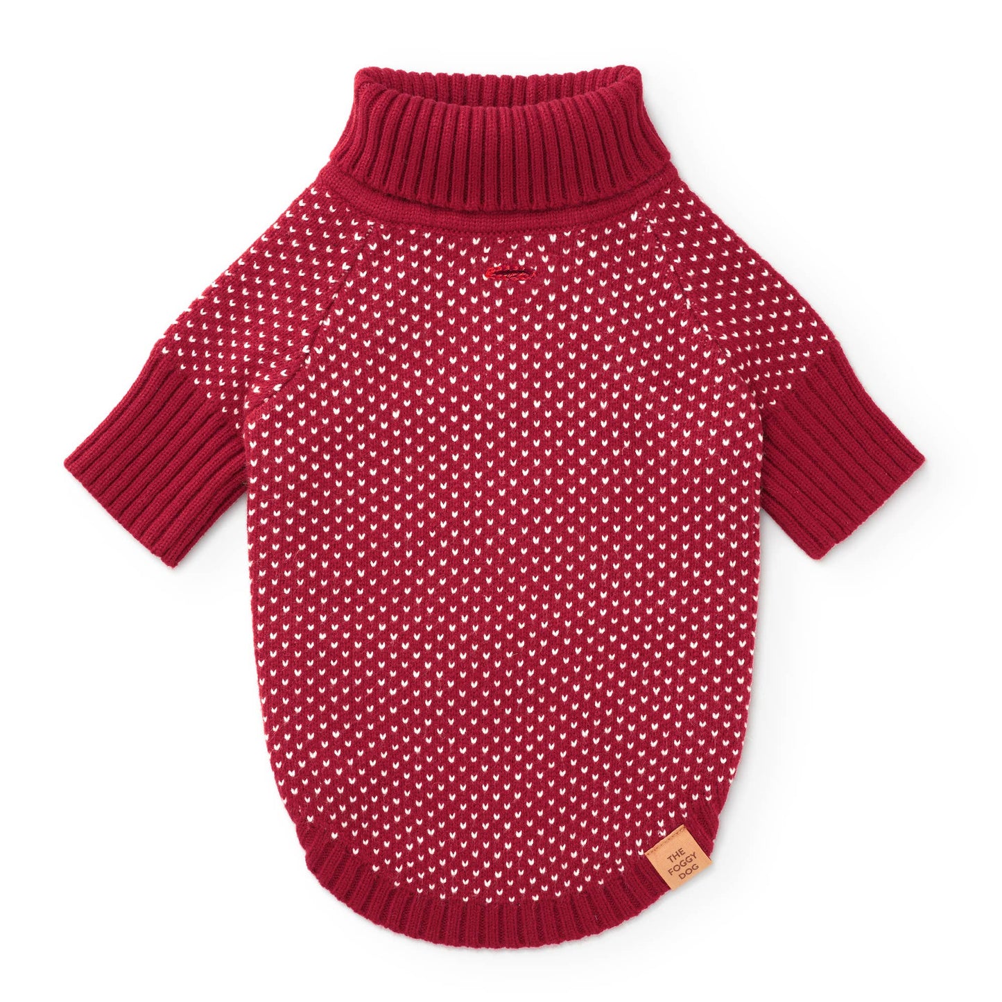 Heart Stitch Dog Sweater