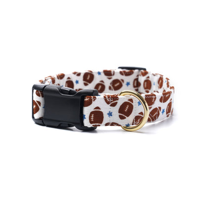 Footballs and Stars Game Day Collar