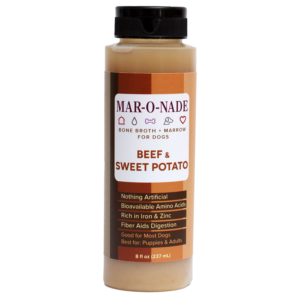 Beef & Sweet Potato Bone Broth + Marrow for Dogs
