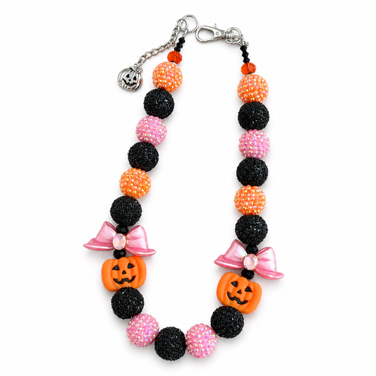 Blush Pumpkin Heiress Dog Necklace