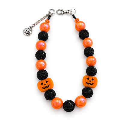 Midnight Pumpkin Heiress Dog Necklace