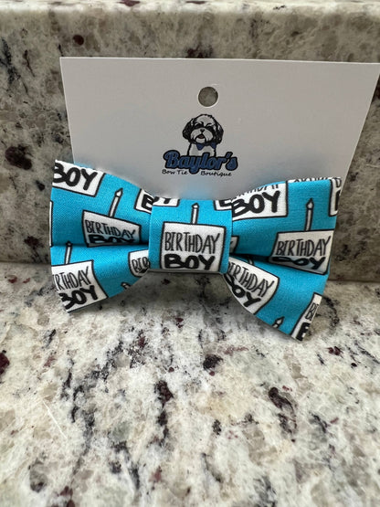 Birthday Boy Pet Bow Tie