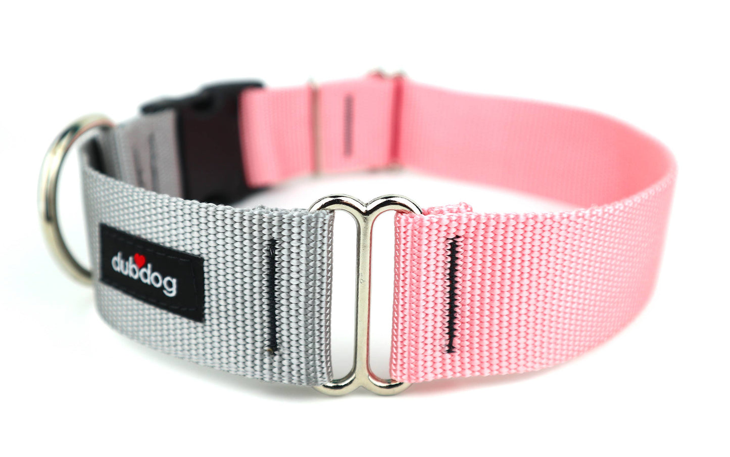 Silver and Pink Collar
