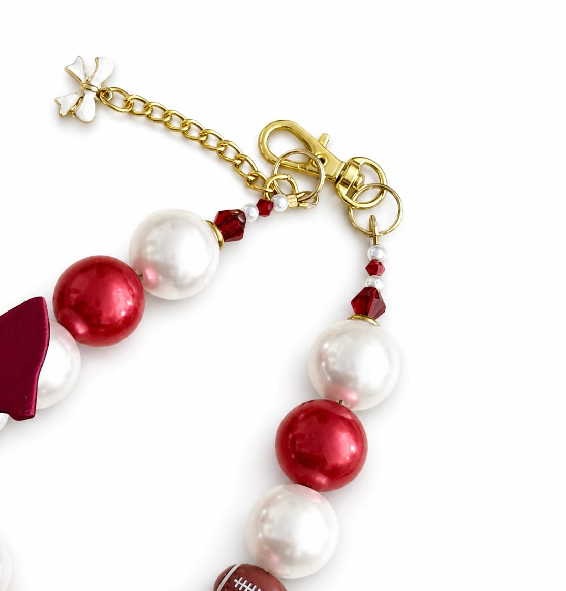 Game Day Football Dog Necklace