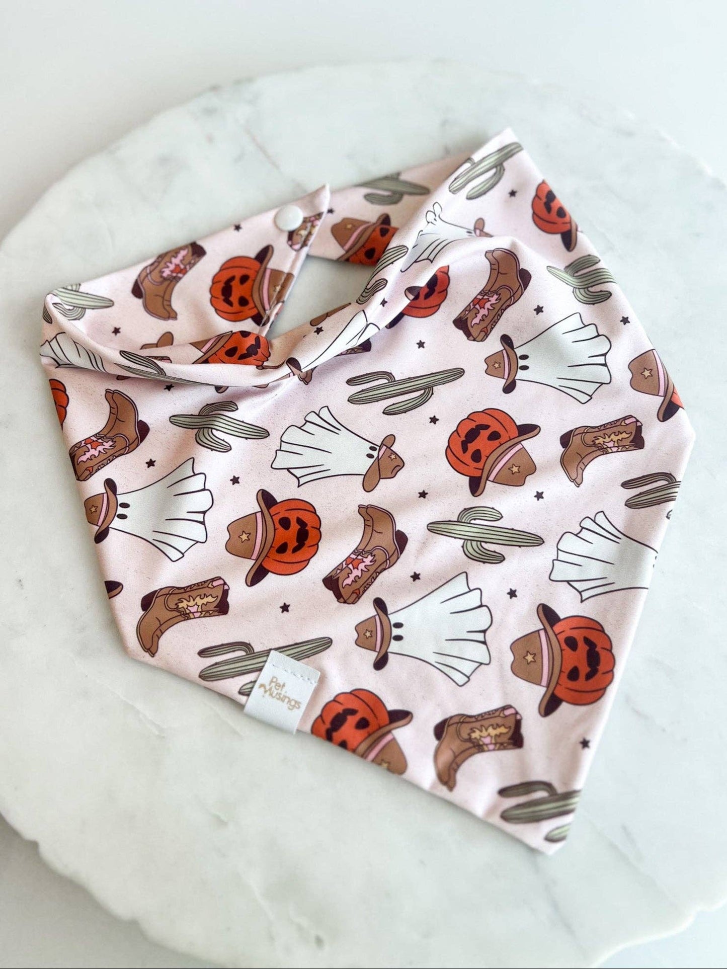 Howdy Pumpkin Wrinkle Resistant Bandana