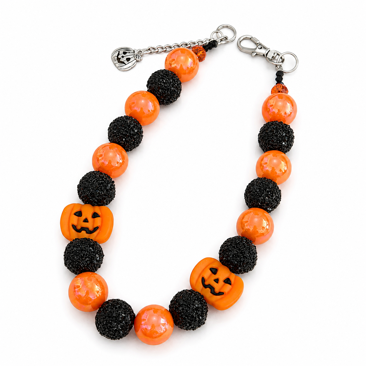 Midnight Pumpkin Heiress Dog Necklace