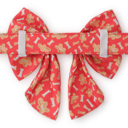 Baking Spirits Bright Holiday Lady Dog Bow