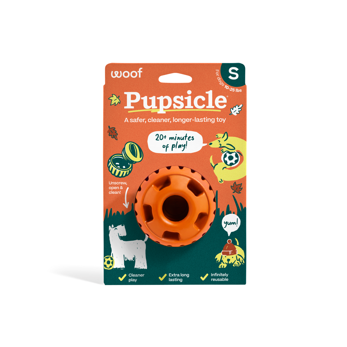 The Pupsicle Treat Dispenser - Limited Pumpkin Color
