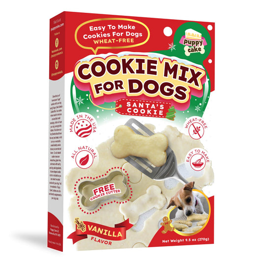 Puppy Cake Cookie Mix and Cookie Cutter Kit  (Wheat-free)