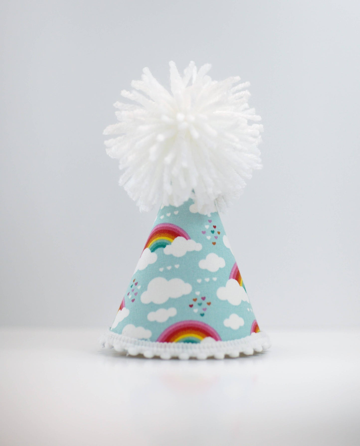 Rainbow Cloud Party Hat