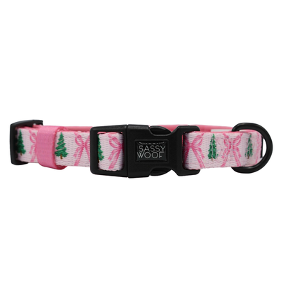 Pretty in Pine Dog Collar