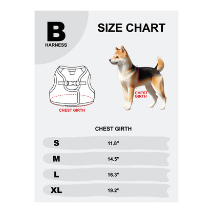 Westley Dog Vest Harness Step-In Flower Pattern