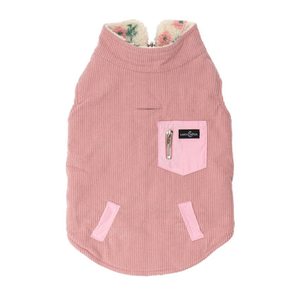 In Full Bloom Reversible Teddy Vest