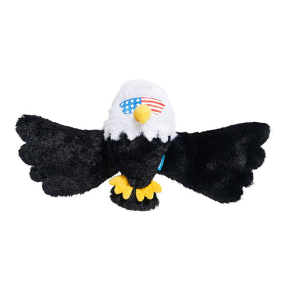 Bold Eagle Fourth Of July American Plush Dog Toy