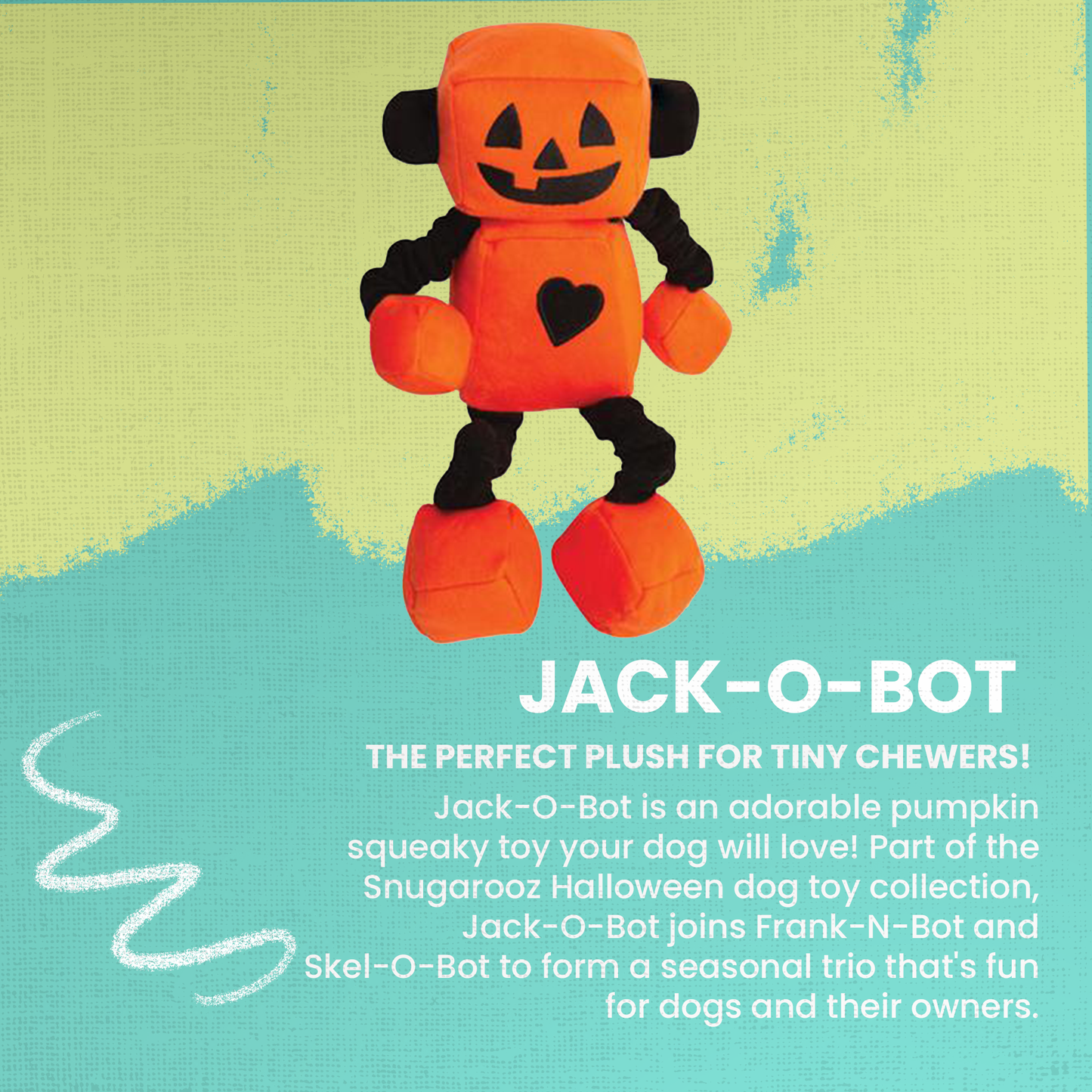 Jack-o-Bot Dog Toy