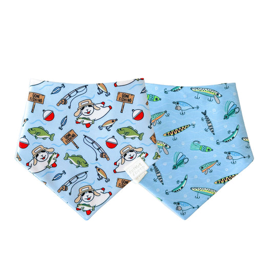 Fishing Lamby Dog Bandana