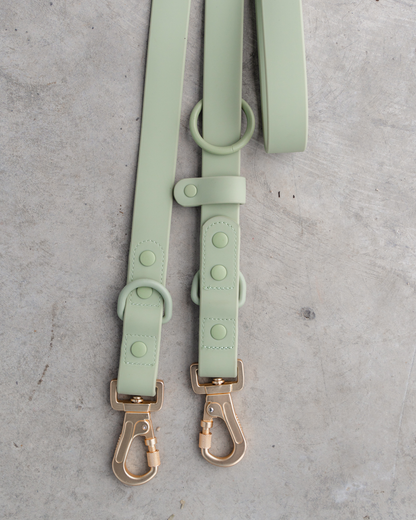 Hands Free Leash in Sage Green 8"