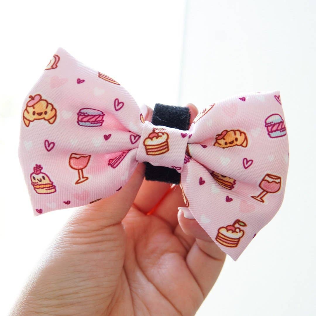 Pajarita para perro de pastelería