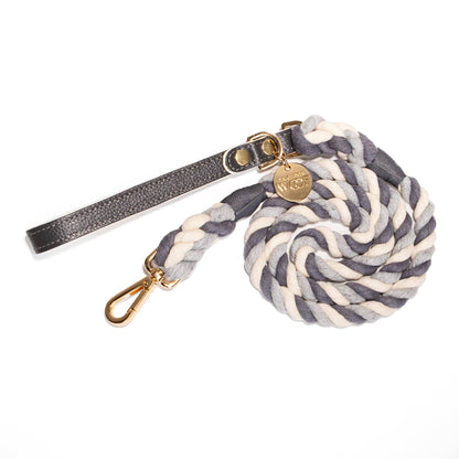 Shades of Grey Rope Leash