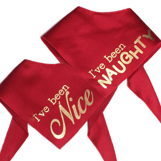 Naughty or Nice Bandana 2pk