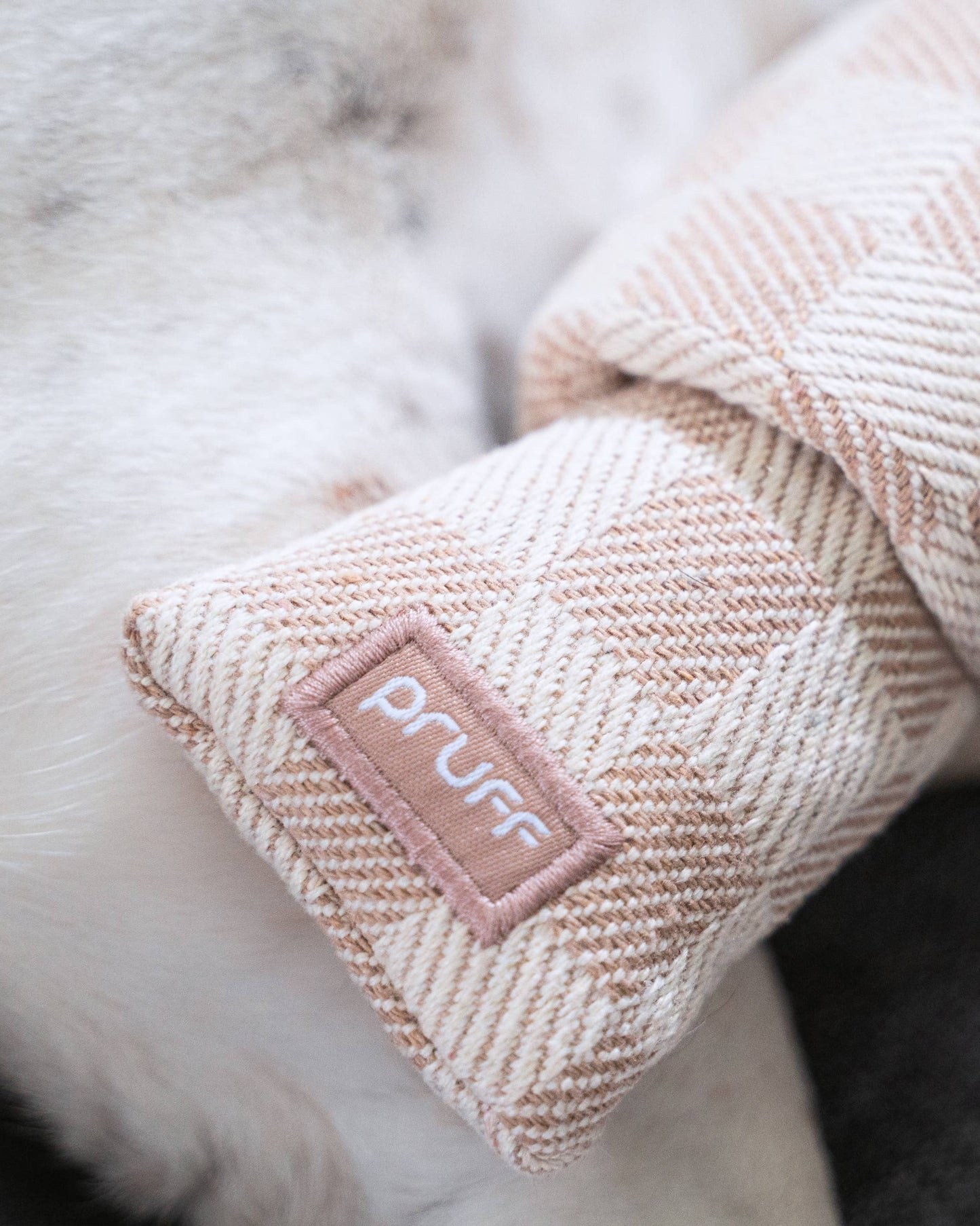 Checkered Knot Plush Dog Toy