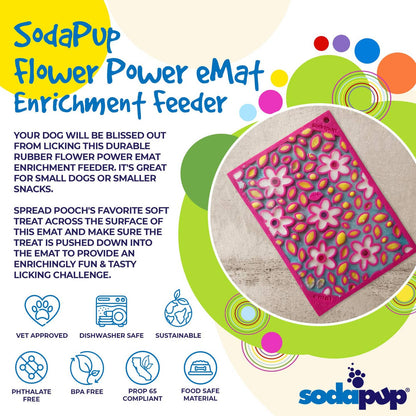 Flower Power - Enrichment Lick Mat