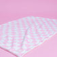 Frenchie Blanket - Pink Checkered