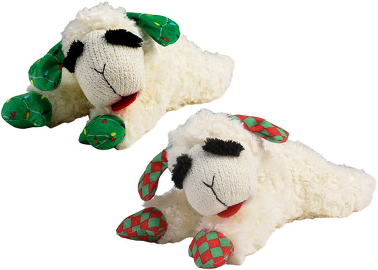 Multipet Christmas Lamb Chop Asst 10.5”