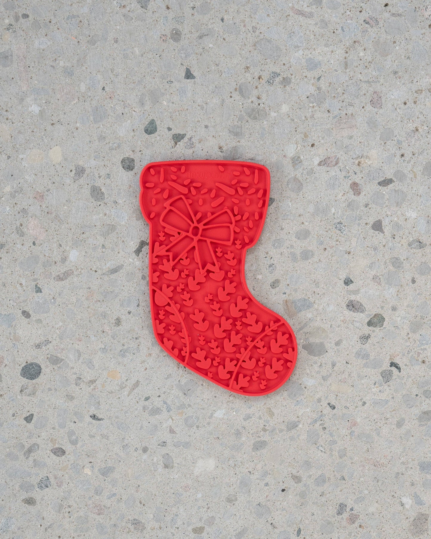 Christmas Edition: Red Stocking Enrichment Lick Mat