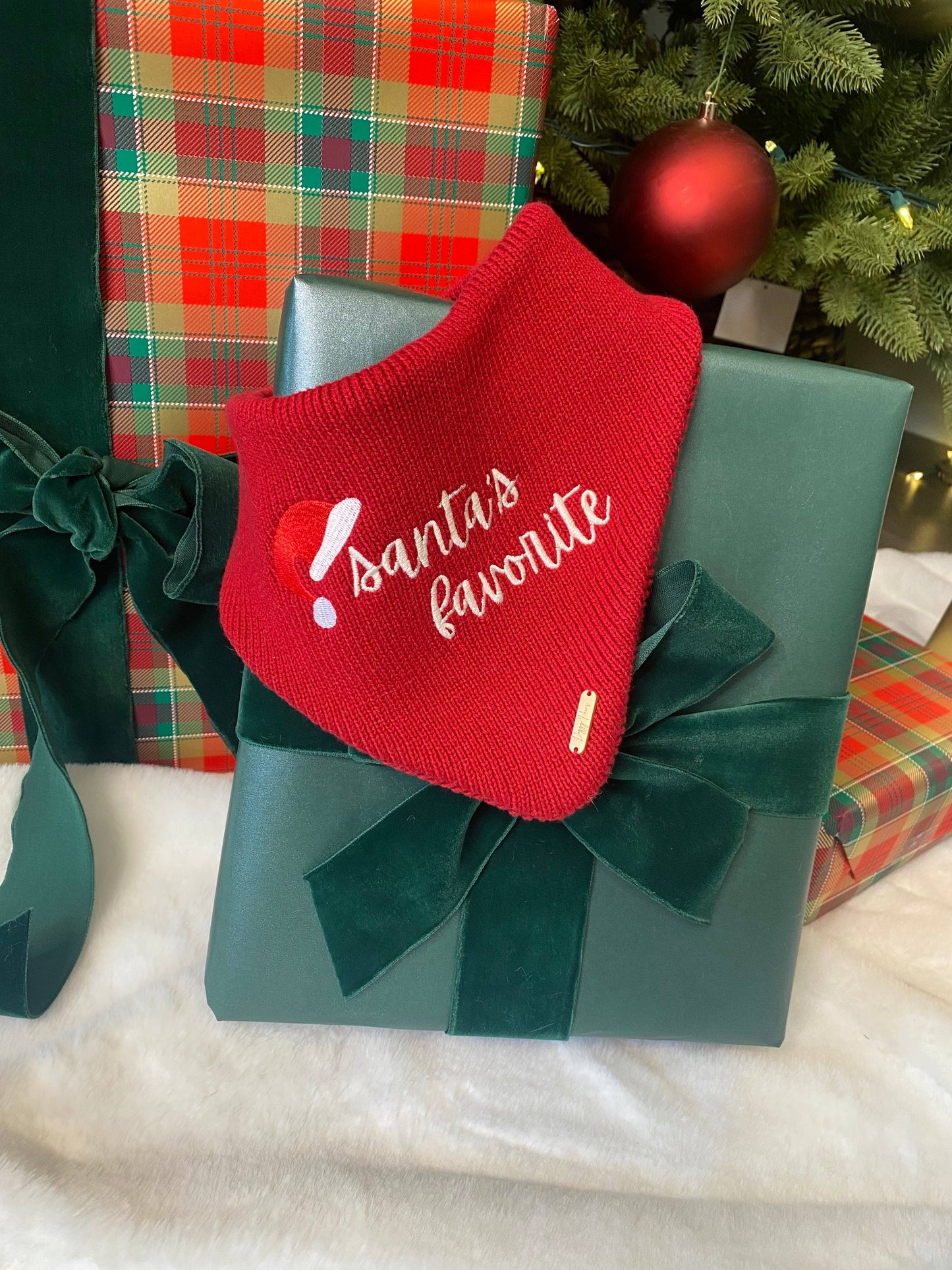 Santa's Favorite Dog Bandana