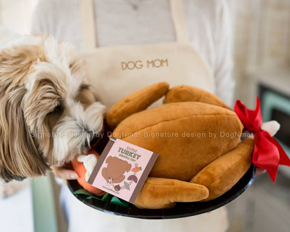 Juguete para perros con forma de pavo de peluche, 3 en 1, para esconderse y buscar