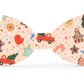 Holiday Cookies Dog Bow Tie