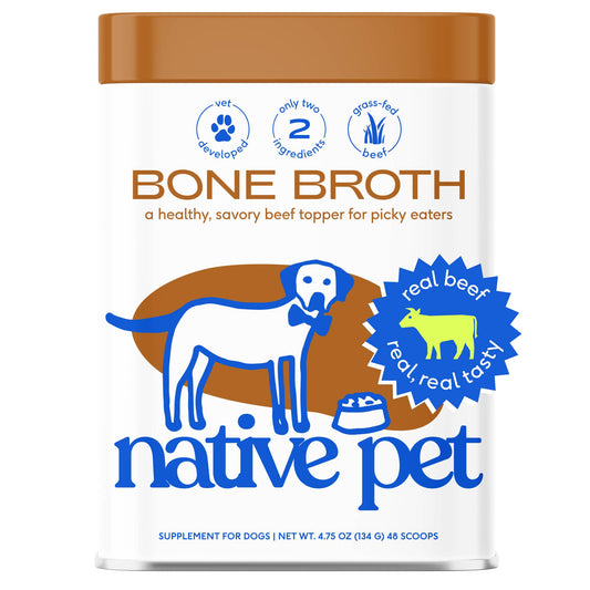 Beef Bone Broth Powder, Grain-Free Food Topper