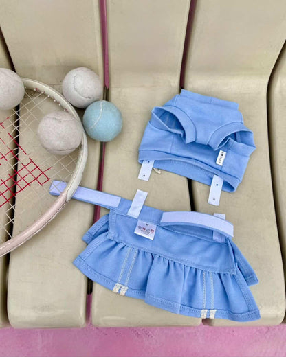 Blue Tennis Outfit 2 Piece Dog Outfit