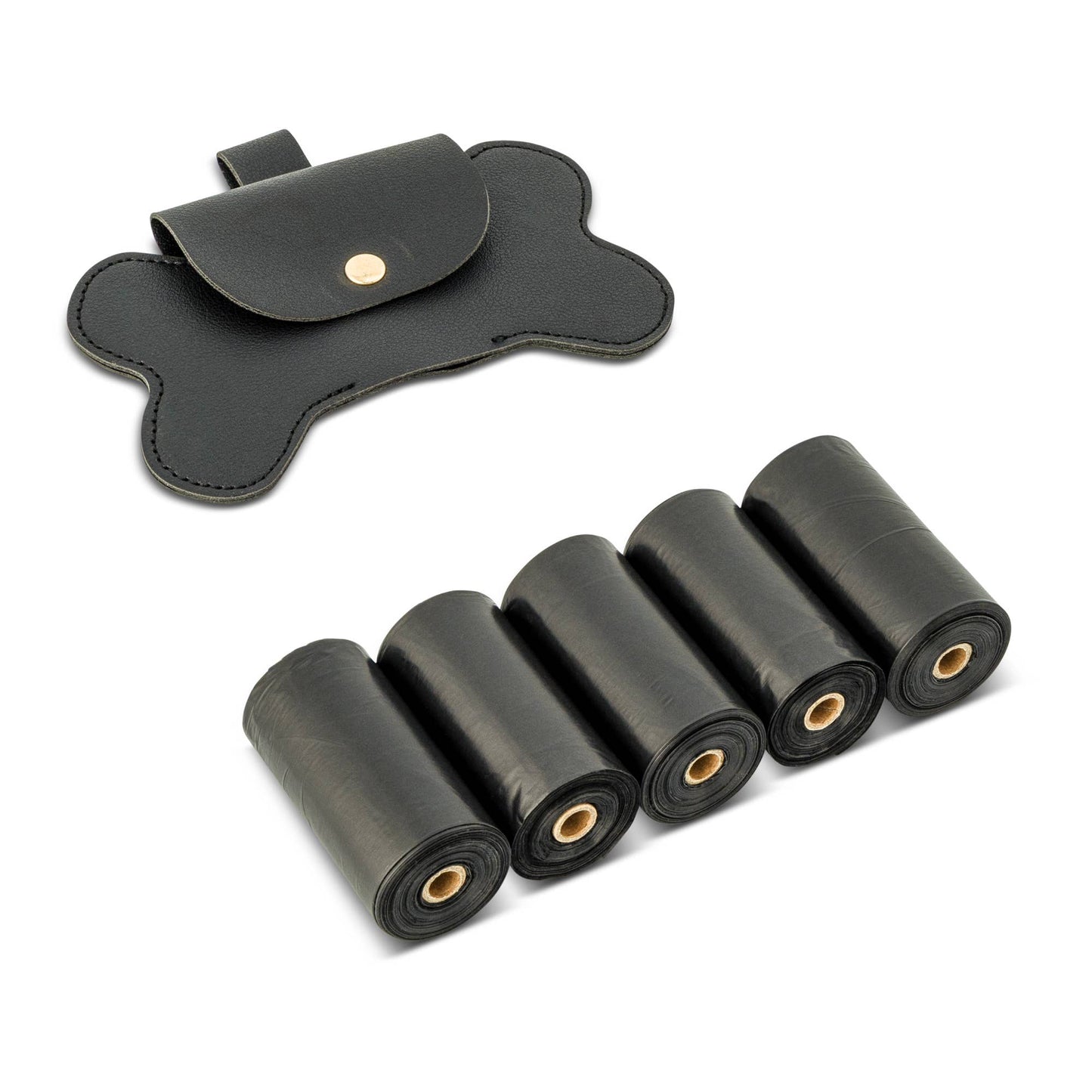Dog Bone Waste Bag Holder-Black