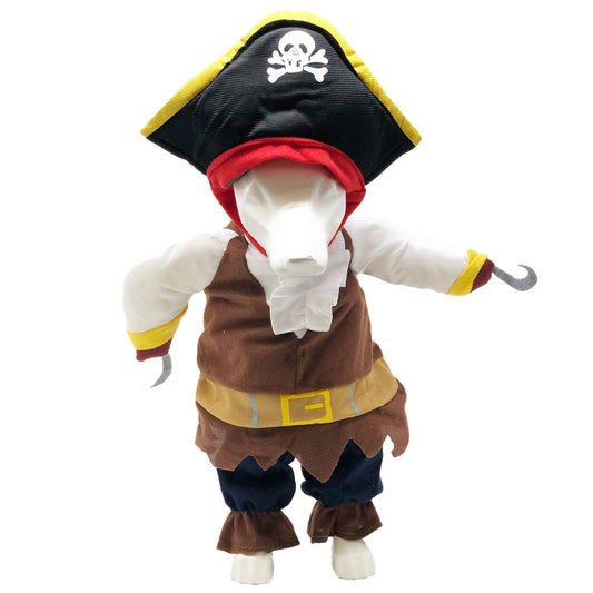 Captain Snuggles Pirate Pet Dog Costume Uniform